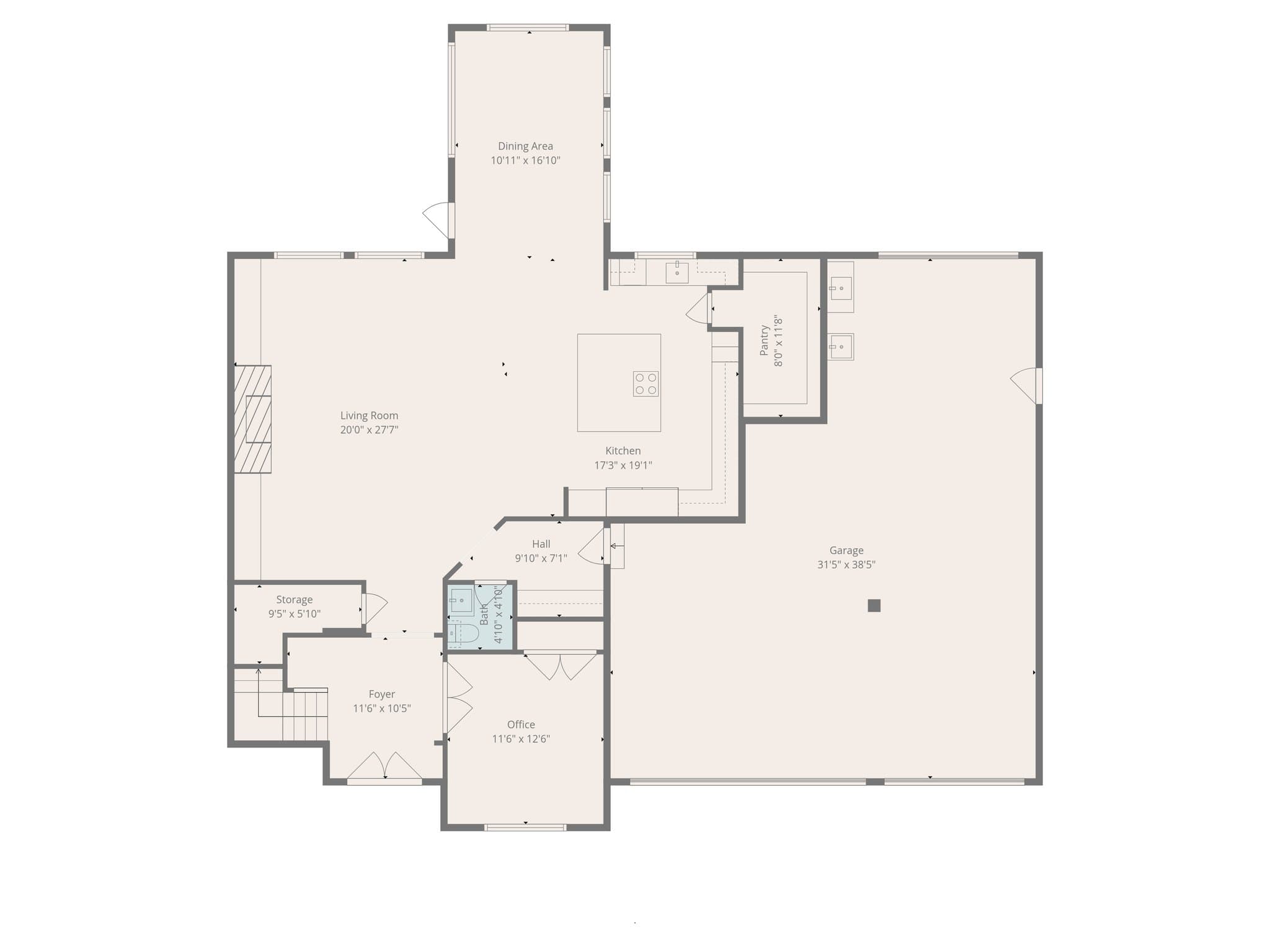 Main floor plan