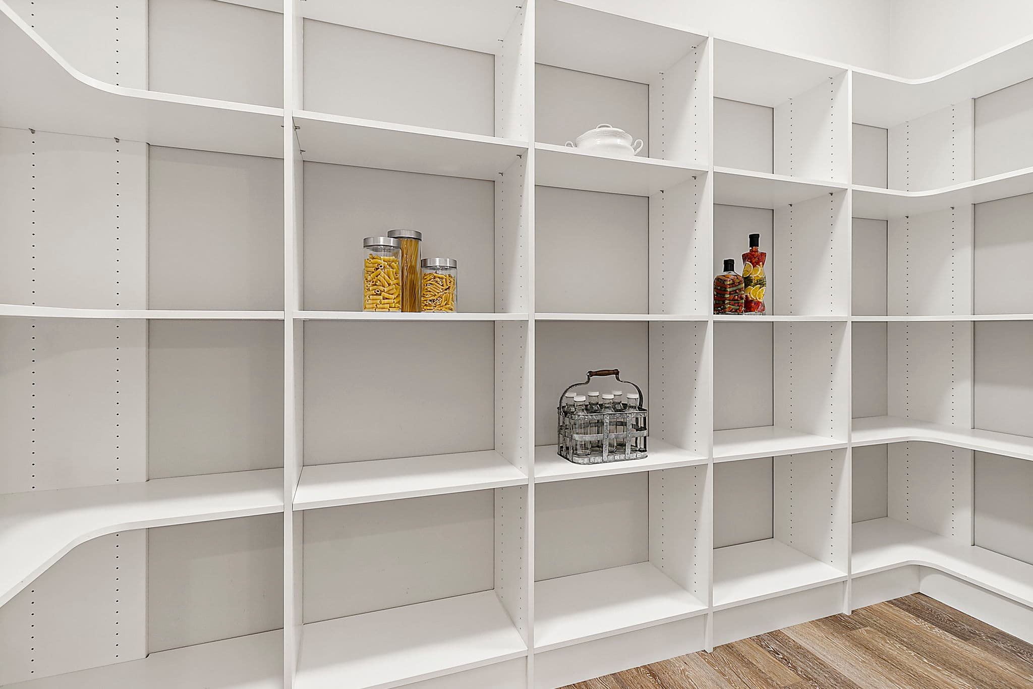 Hidden walk-in pantry